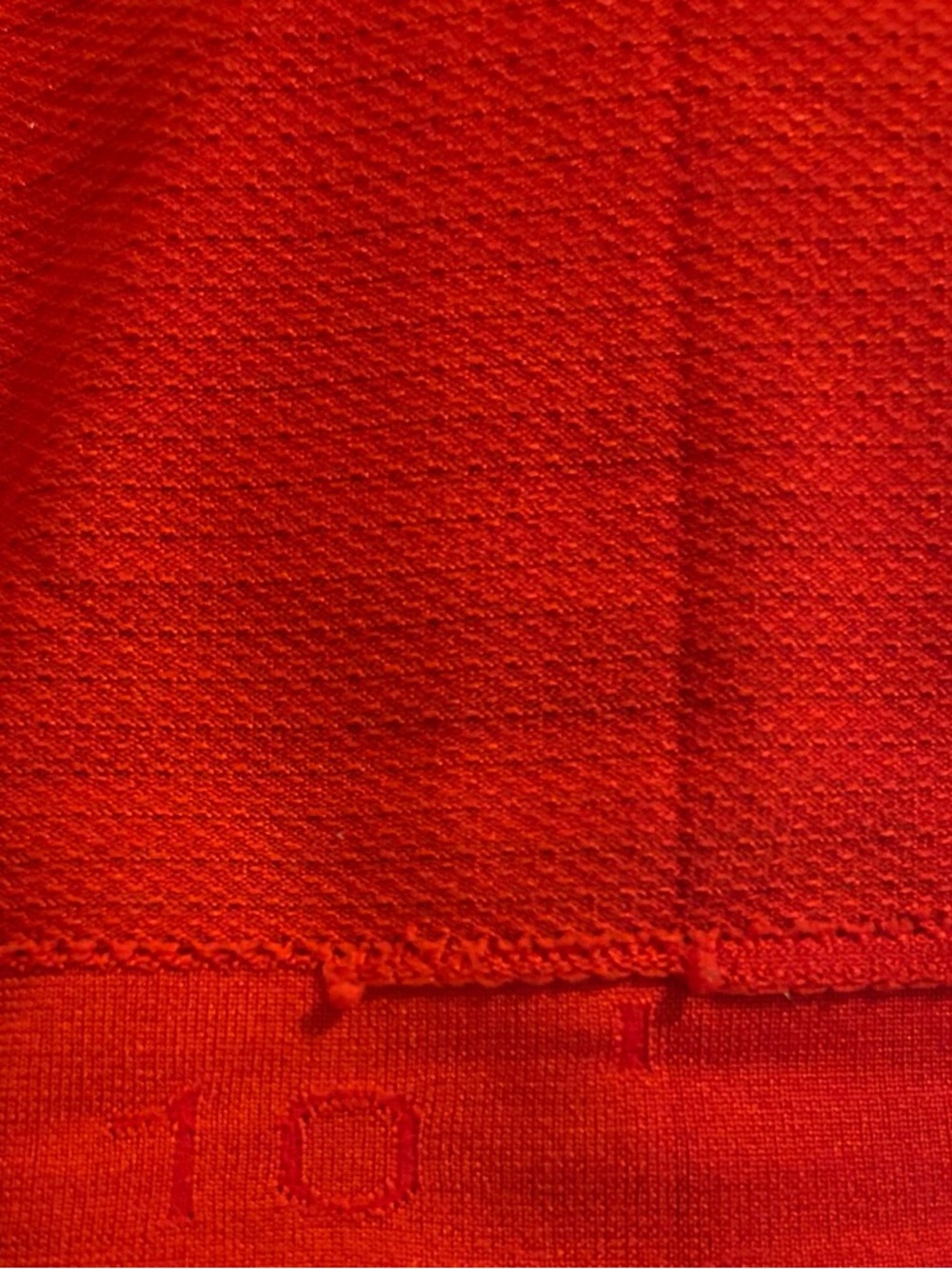 lululemon athletica swifty hip length Racerback Tank size 10 dark red - Picture 2 of 2